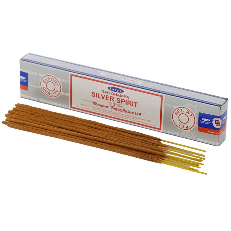 01363 Silbergeist – Satya Nag Champa Räucherstäbchen