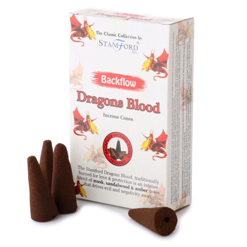 37424 Stamford Backflow-Räucherkegel – Drachenblut