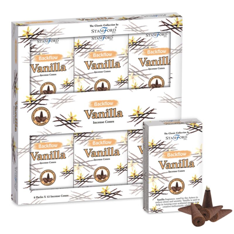 37431 Stamford Backflow-Räucherkegel – Vanille