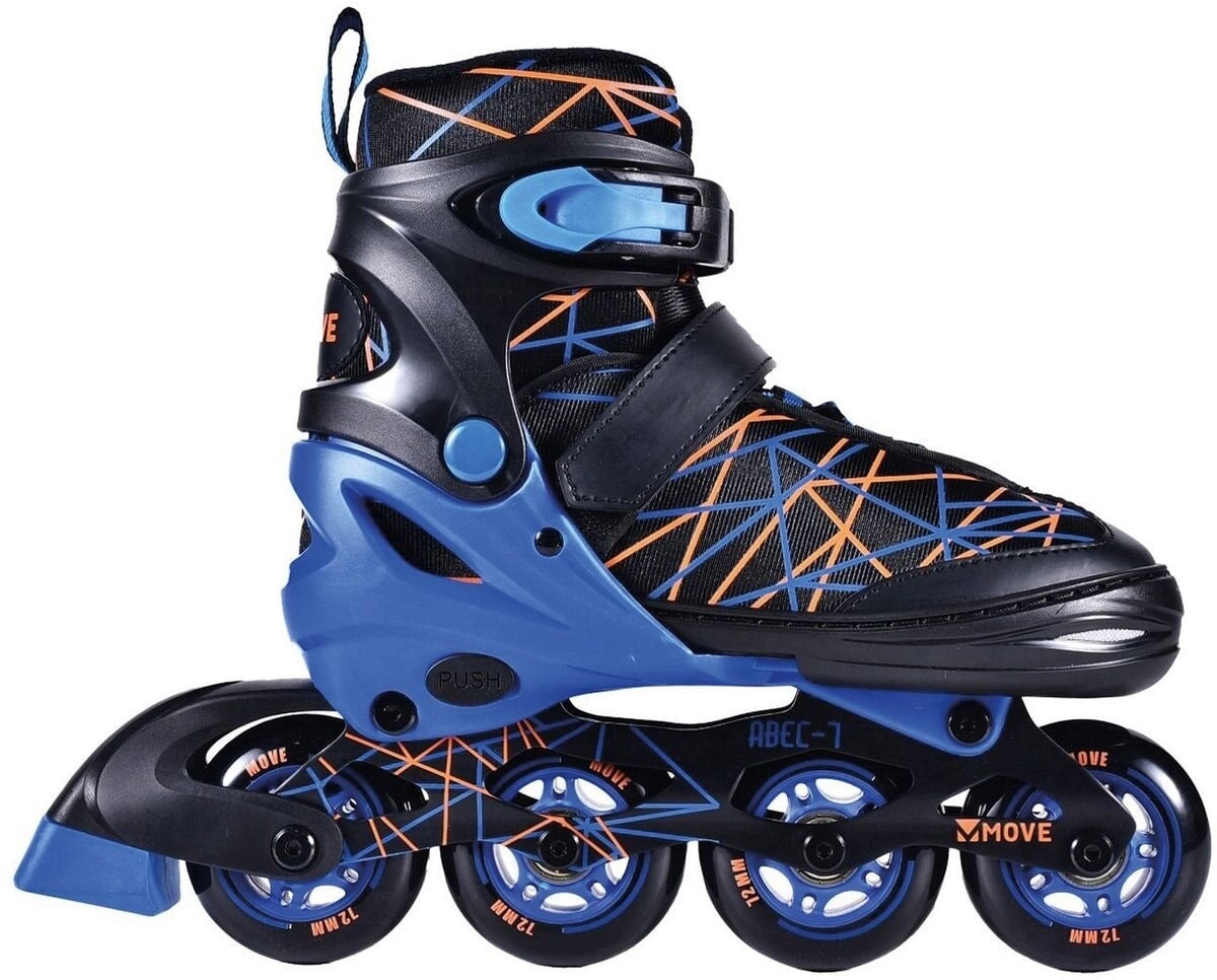 Move Inlineskates: Streifen schwarz blau (562410) Größe 34 37