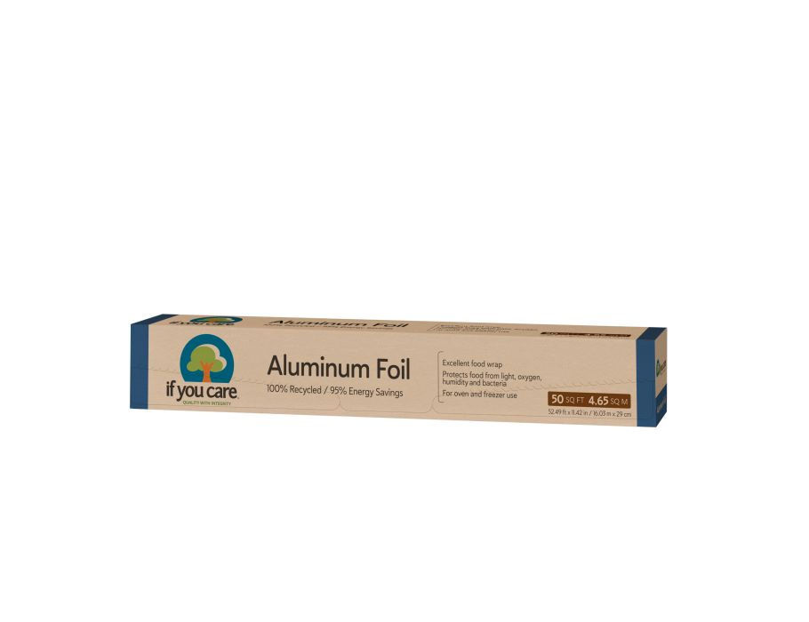 If you care Aluminiumfolie – 100 % recycelt – Rolle 10 m x 29,2 cm