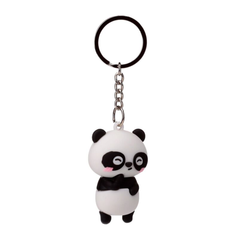 Susu der Panda Adoramals 3D-PVC-Schlüsselanhänger