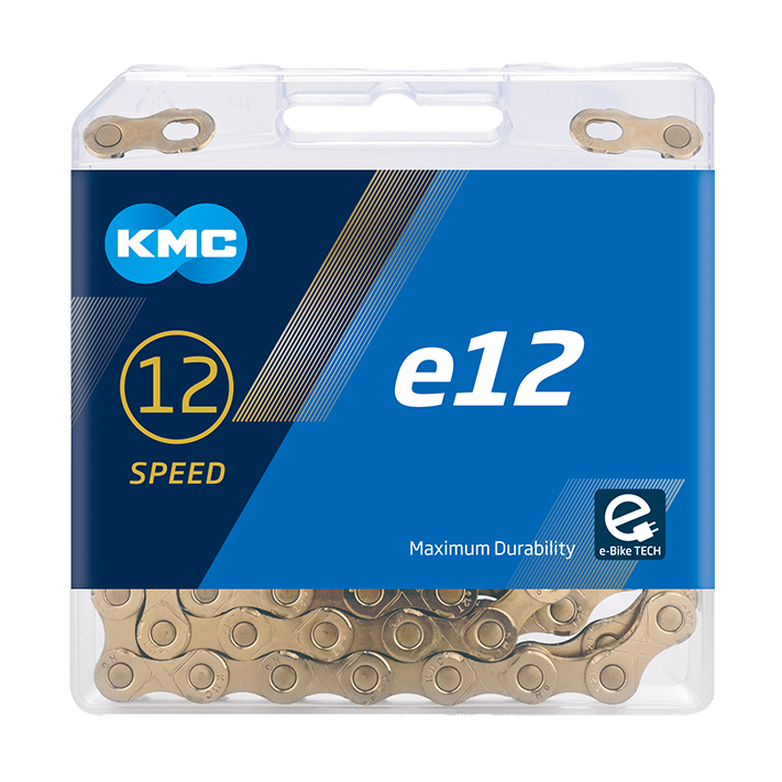 Kmc e12 ti-n gold 130-glides 12-Gang-E-Bike