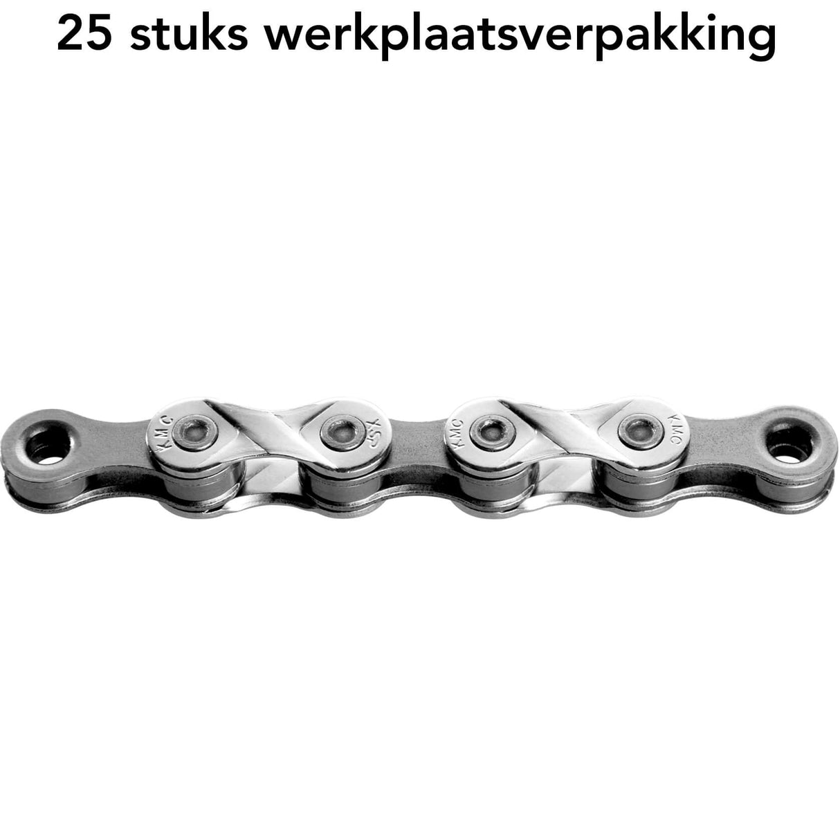 Kmc-Kette x8 116l +25 Glieder silbergrau (25 Stück)