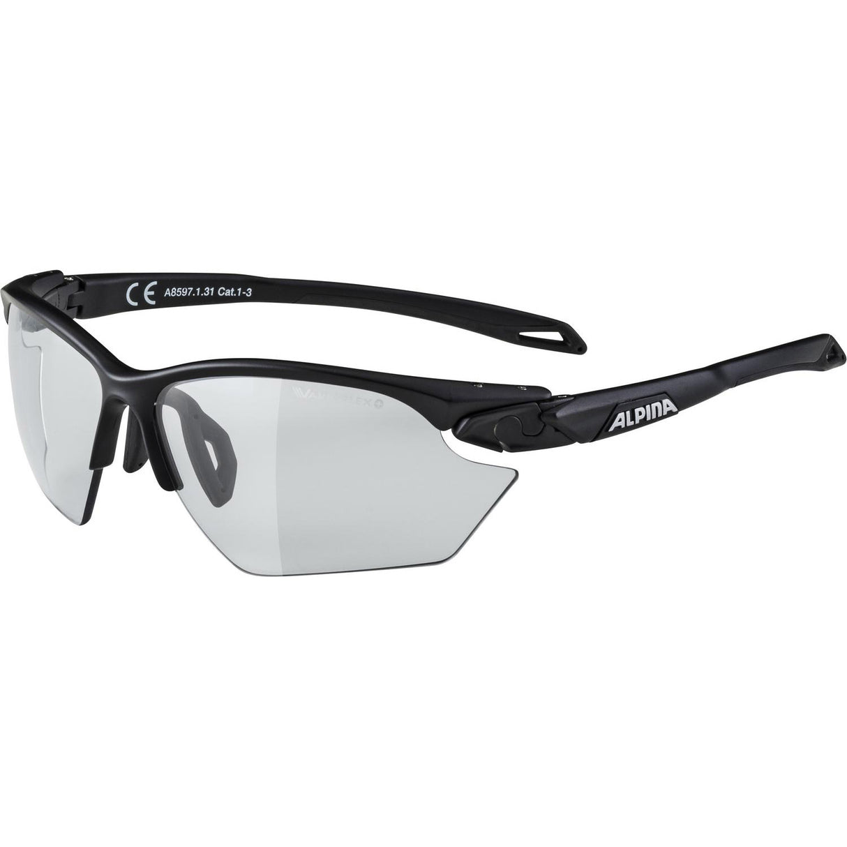 Alpina Sports Sportbrille Twist Five S HR V Schwarz