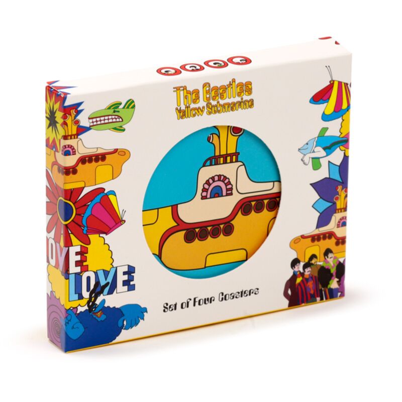 Das gelbe U-Boot der Beatles besteht aus 4 Untersetzern