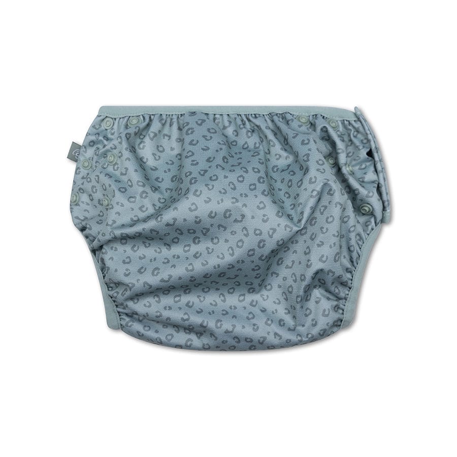 Leopard | grüne waschbare Schwimmwindel