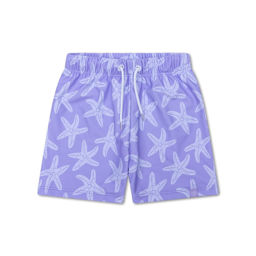 Seestern | Lila UV-Badehose Jungen