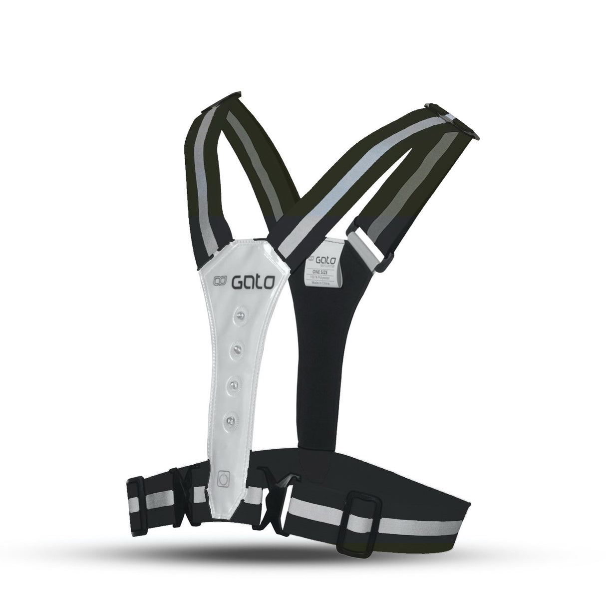 Gato Safer Sport LED Weste Anthrazit Einheitsgröße