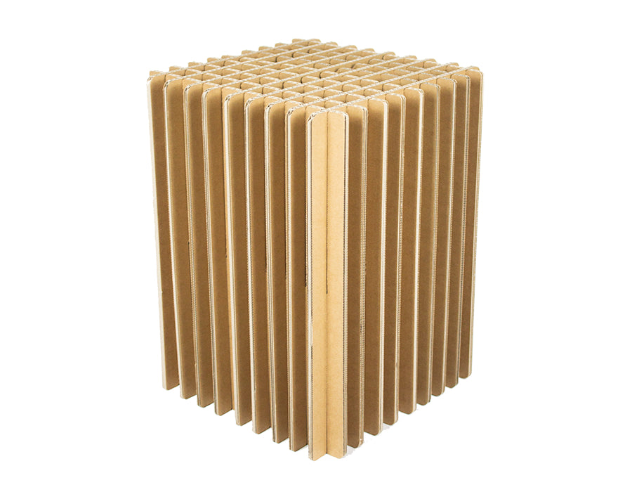 Kartent Kartonhocker - Gitter