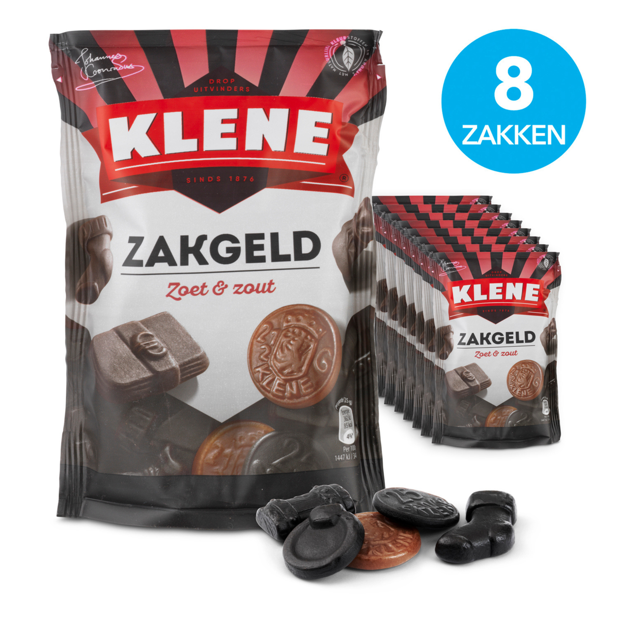Klene Taschengeld süßes Salz (8x 210gr)