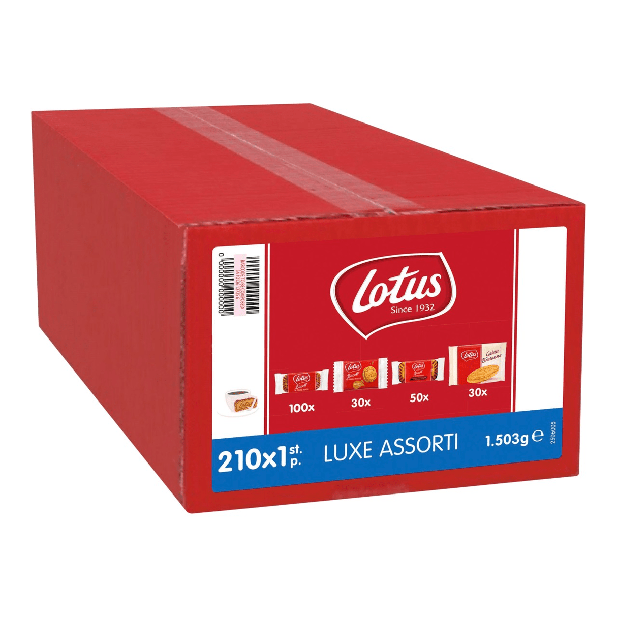 Luxuriöse Lotus-Kekse, einzeln verpackt (210 Stück)