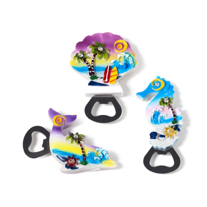 Strand Souvenir Magnet Flaschenöffner Meeresleben