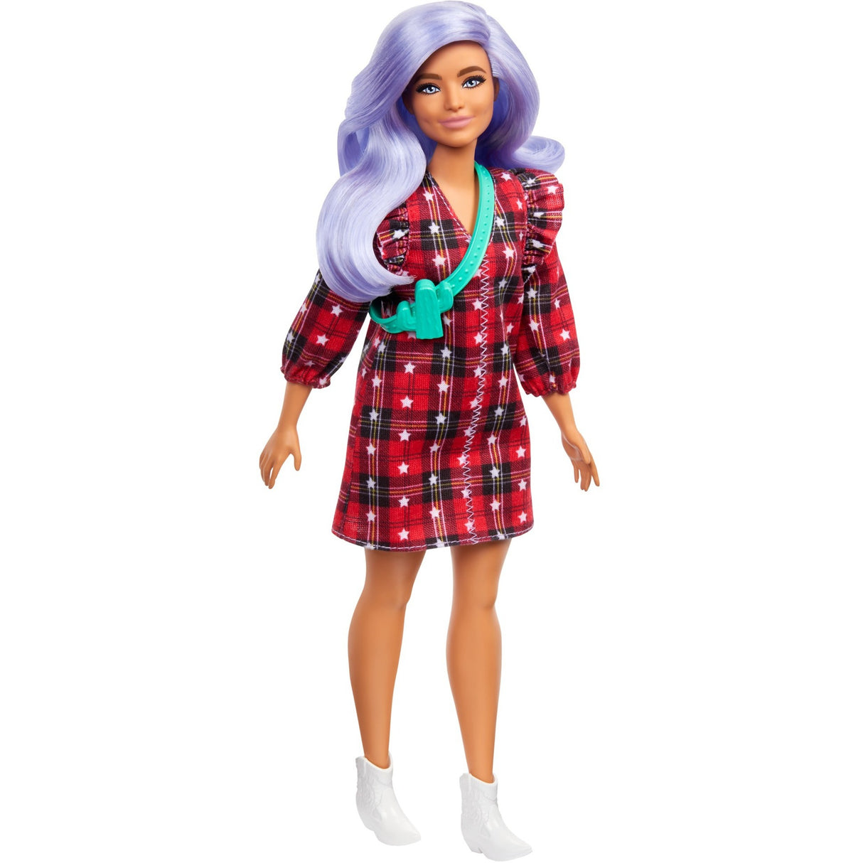 Mattel Fashionistas Doll 157 Rotes kariertes Kleid