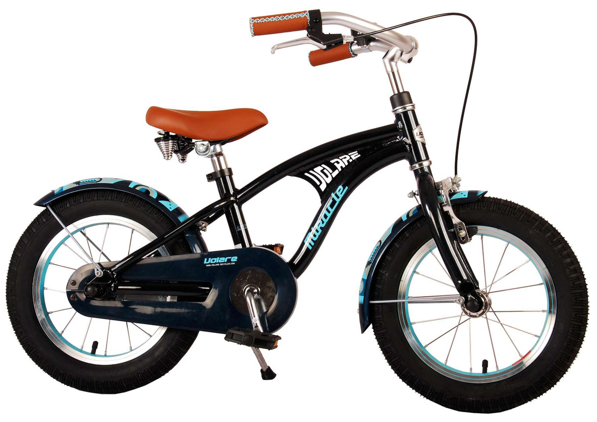 Volare Miracle Cruiser Kinderfahrrad - Jungen - 14 Zoll - Matt Blue - Prime Collection