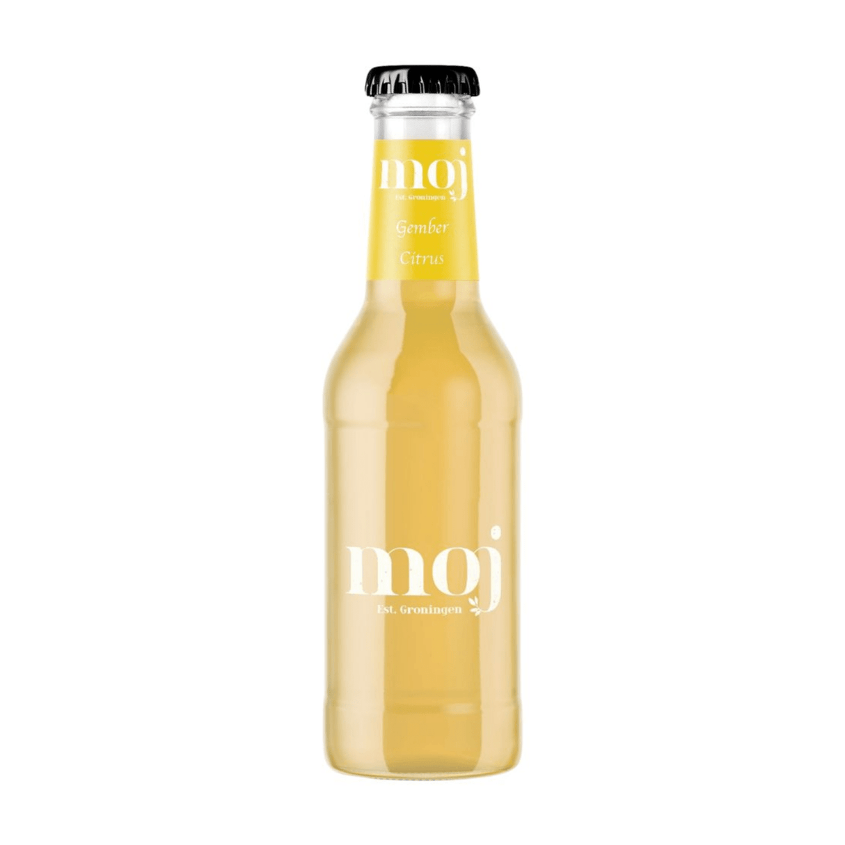 Moj bio gember-citrus lemonade glazen flesje (12x 0.2 liter)