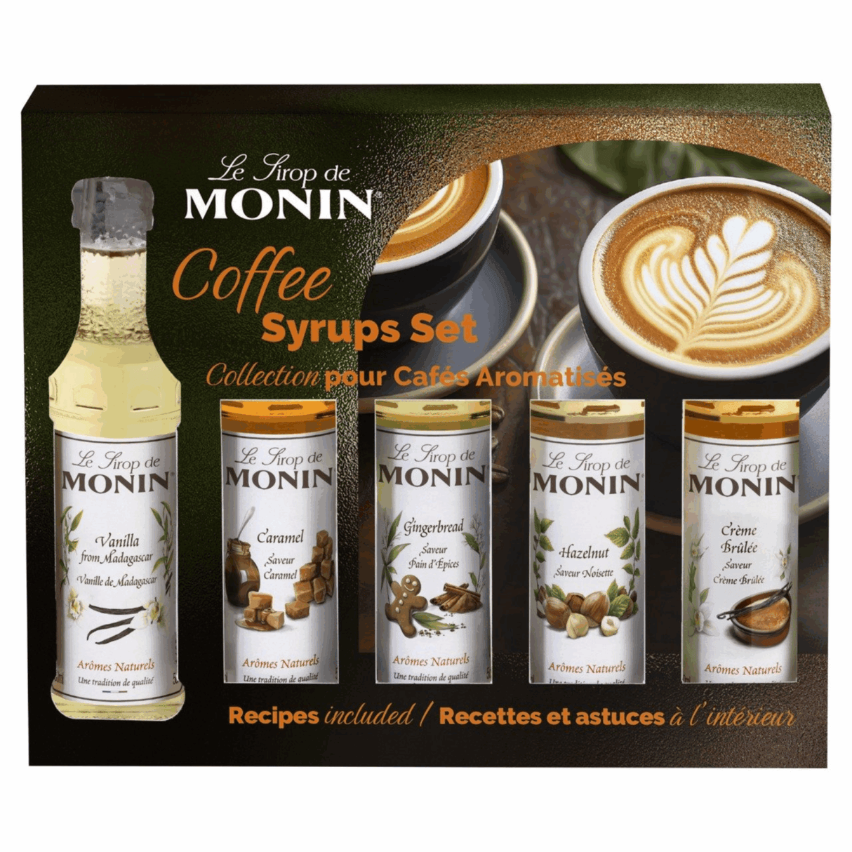 Monin Kaffeesirup Geschenkset (5x 5cl) (Kopie)
