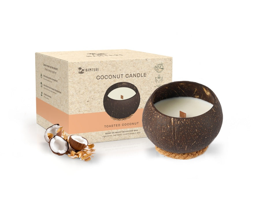 Kokoskerze - geröstete Kokosnuss - 300 g