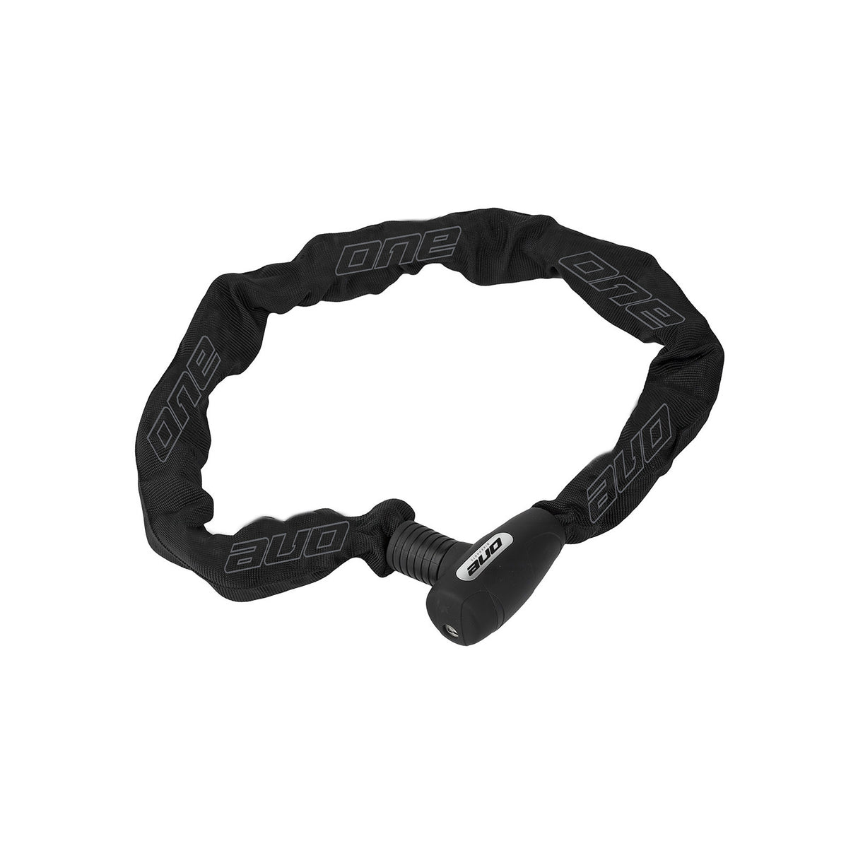 Ein Kettenschloss 6,90 6 mm 90 cm schwarz grau