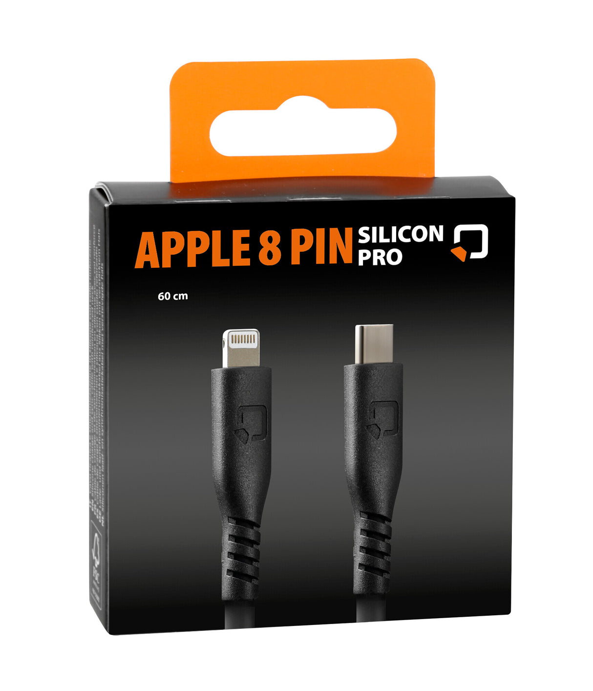 Optiline Silikonkabel USB Typ C > Apple 8 Pin - 60 cm