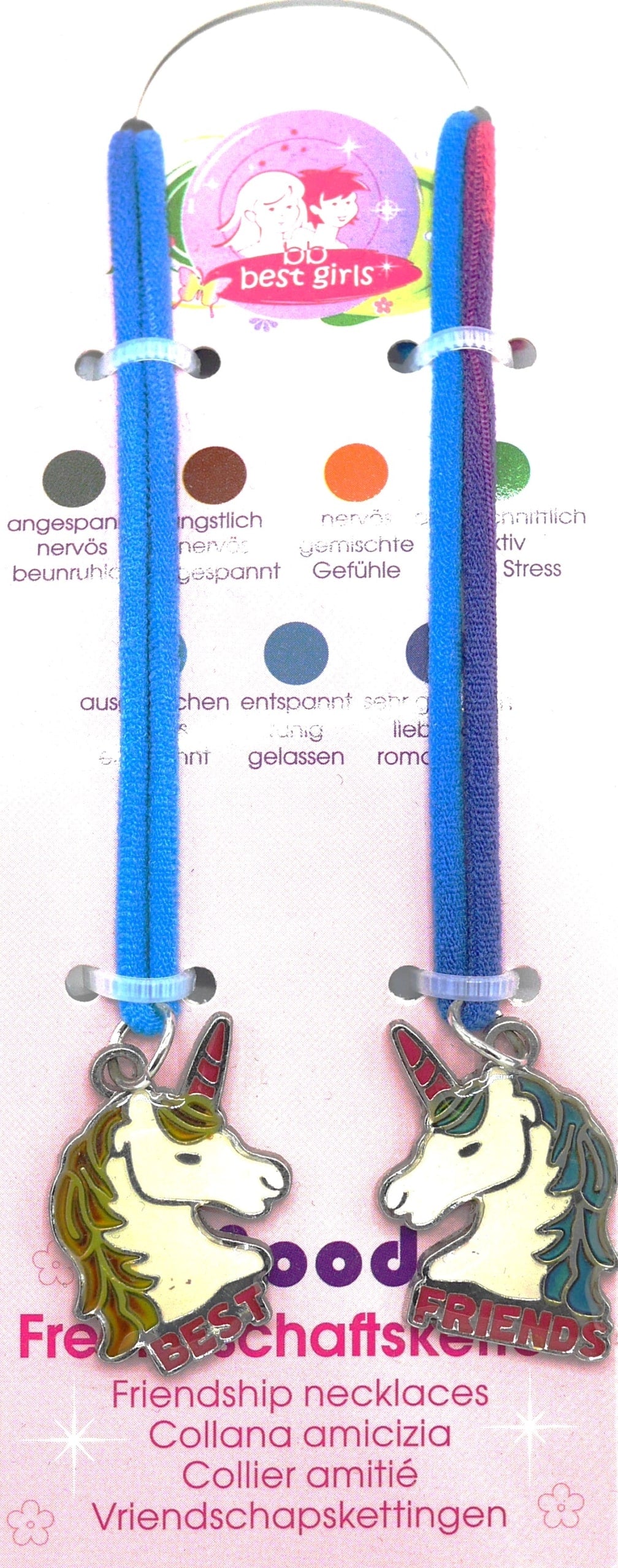 Van der Doelen Freundschaftsketten für beste Freunde mit einem Einhorn