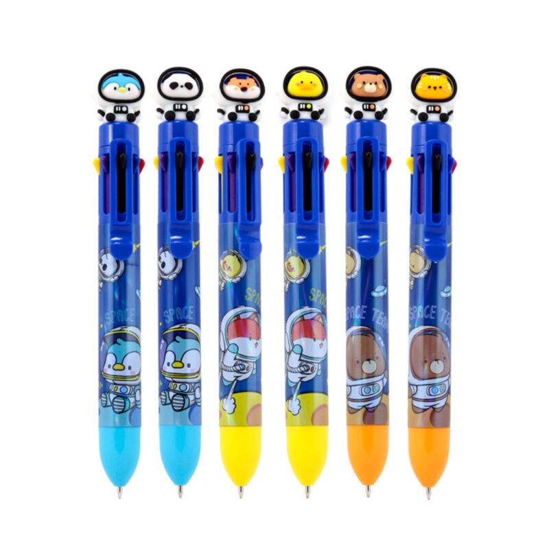 Mehrfarbiger Stift „Space Team“ (8 Farben)
