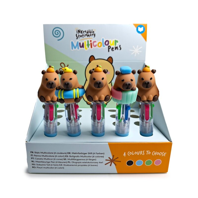 Capybara-Mehrfarbenstift (4 Farben)
