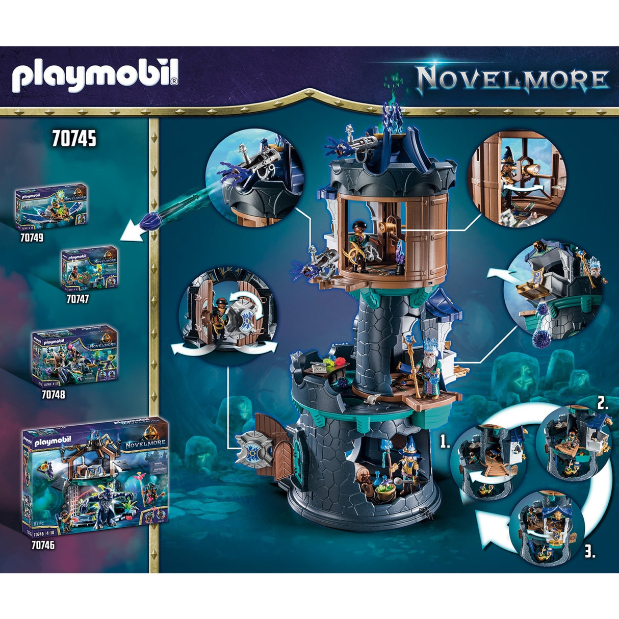 Playmobil Playmobil Romanmore Violet Vale: Wizard Tower