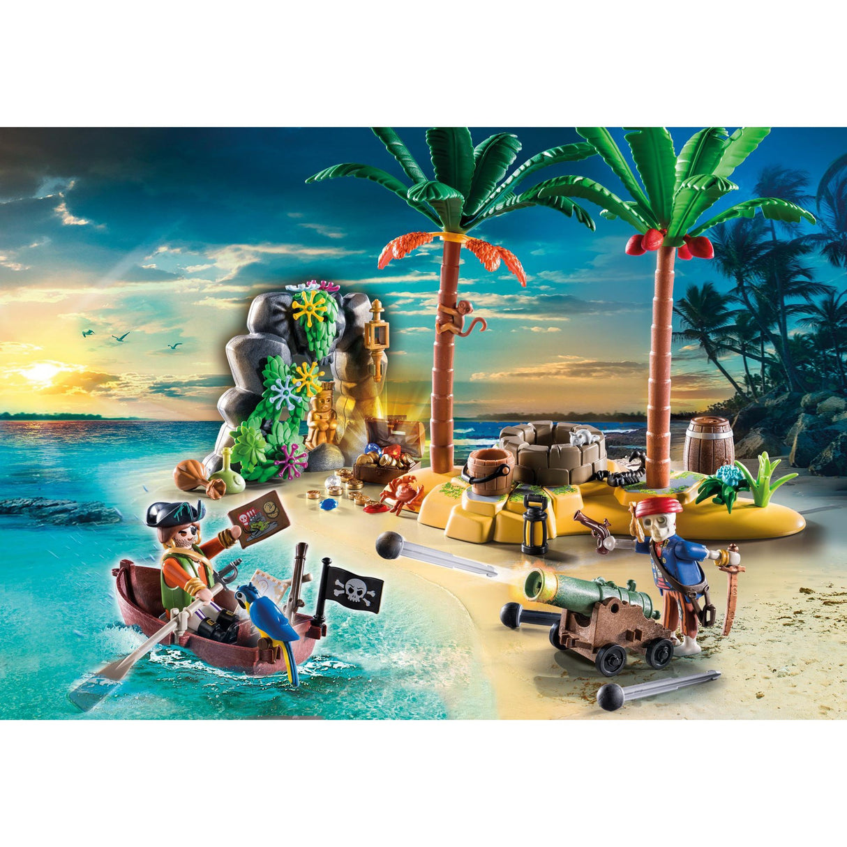 Playmobil Playmobil Pirates Piratenschatz mit Skelett