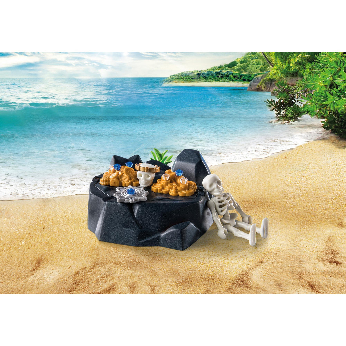 Playmobilstarterpack Pirat mit Ruderboot 71254