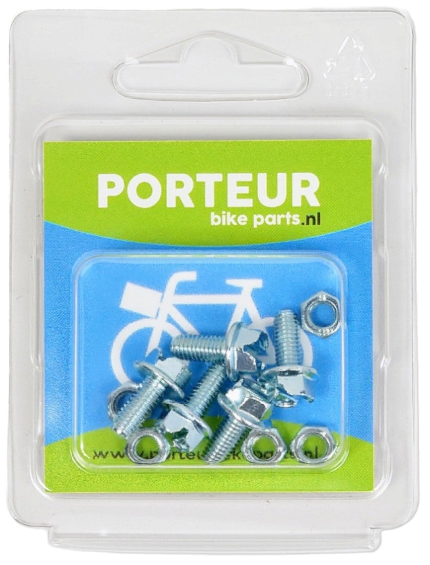 Porteur-Kotflügelschraube + Mutter m5x12 (5)