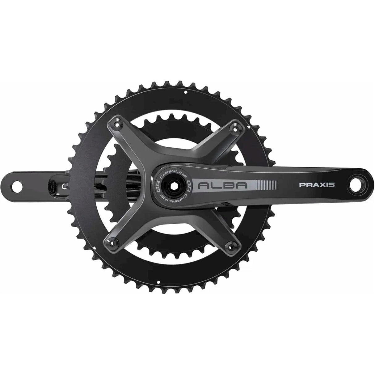 Praxis Kurbelgarnitur Alba-Gr M30 170 mm 48 32 Z. Lt2 10 11 12 Sp