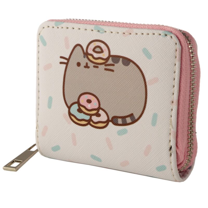 Pusheen Foodie Cat Rundes Portemonnaie mit Reißverschluss – klein