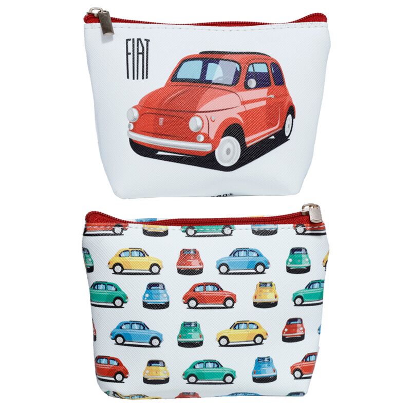 Retro Fiat 500 PVC-Geldbörse