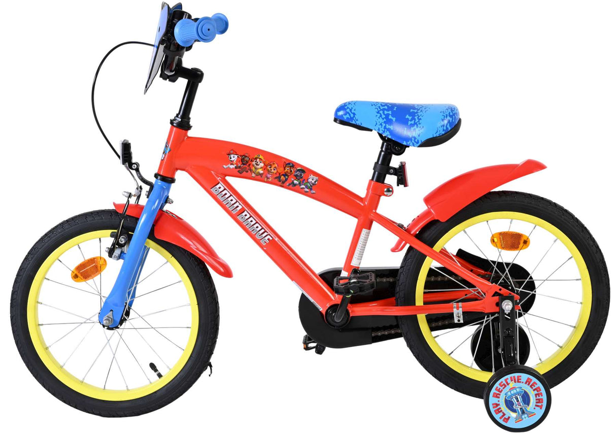 Paw Patrol Kinderfahrrad – Jungen – 16 Zoll – Rot Blau