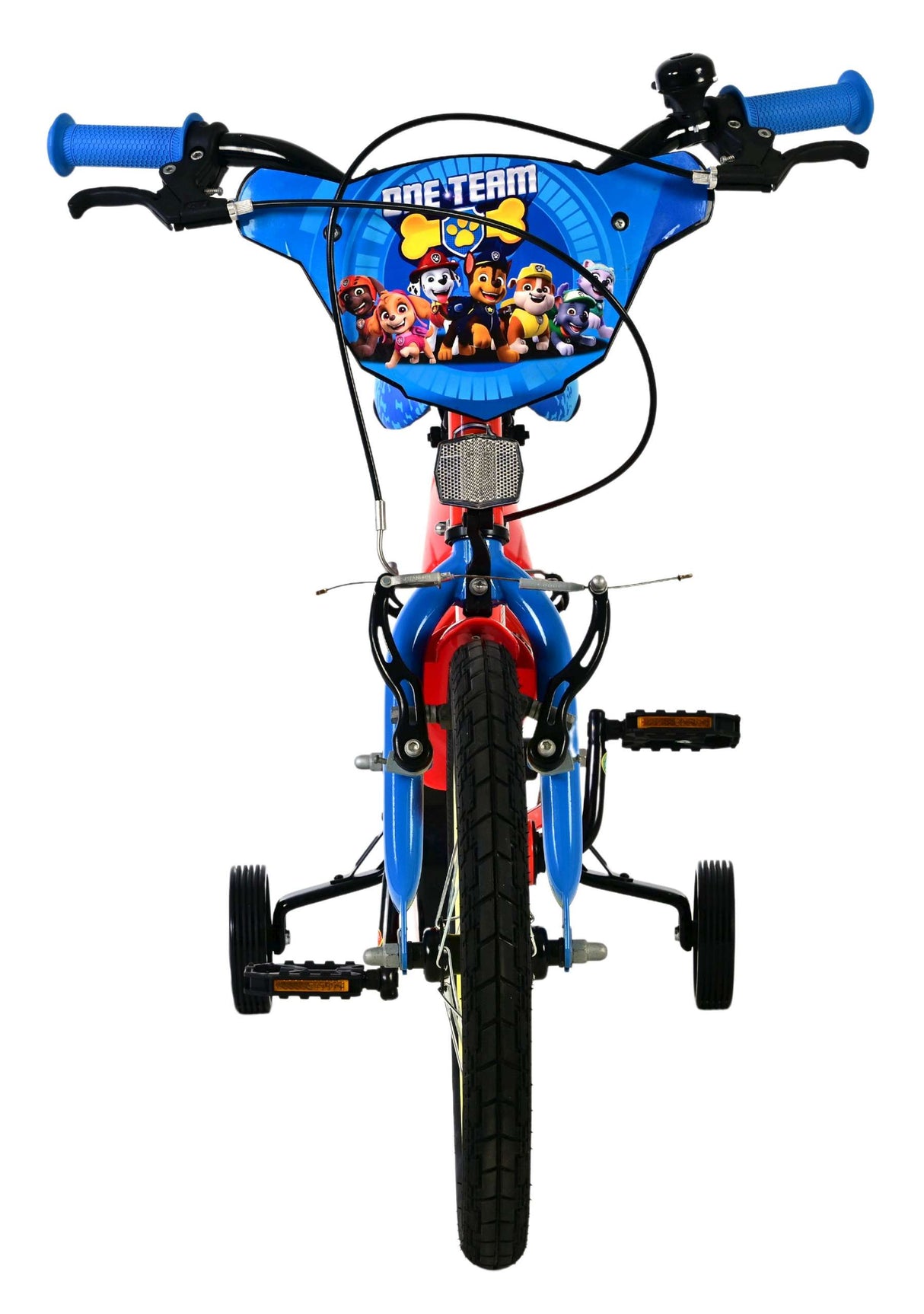 Paw Patrol Kinderfahrrad – Jungen – 16 Zoll – Rot – zwei Handbremsen