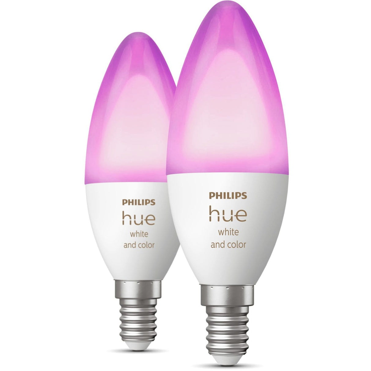 Philips Hue Lose Kerzenlampe E14 Weiße Farbe 2-Pack