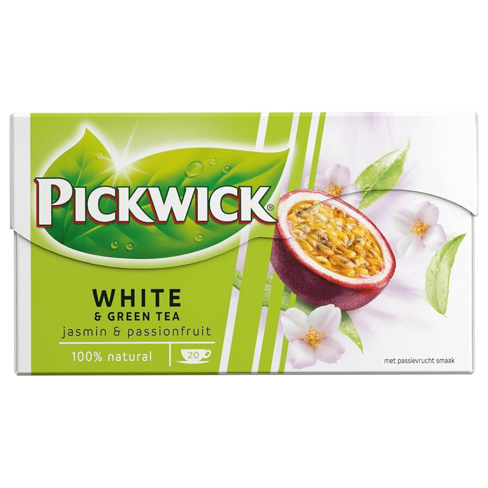 Pickwick Weißer Grüntee Jasmin Passionsfrucht (75x 1,5g)