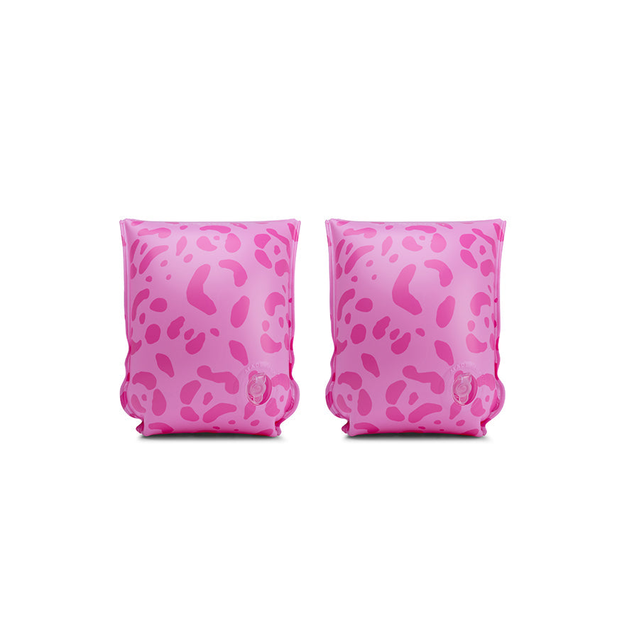 Leopard | rosa Schwimmarmbänder 2-6 Jahre