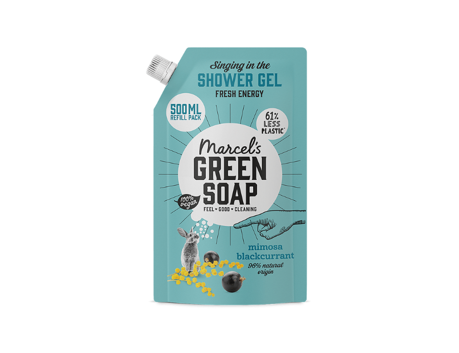 Marcels grüne Seifenschudengel - Mimosa Black Berry - Nachfüllung - 500 ml