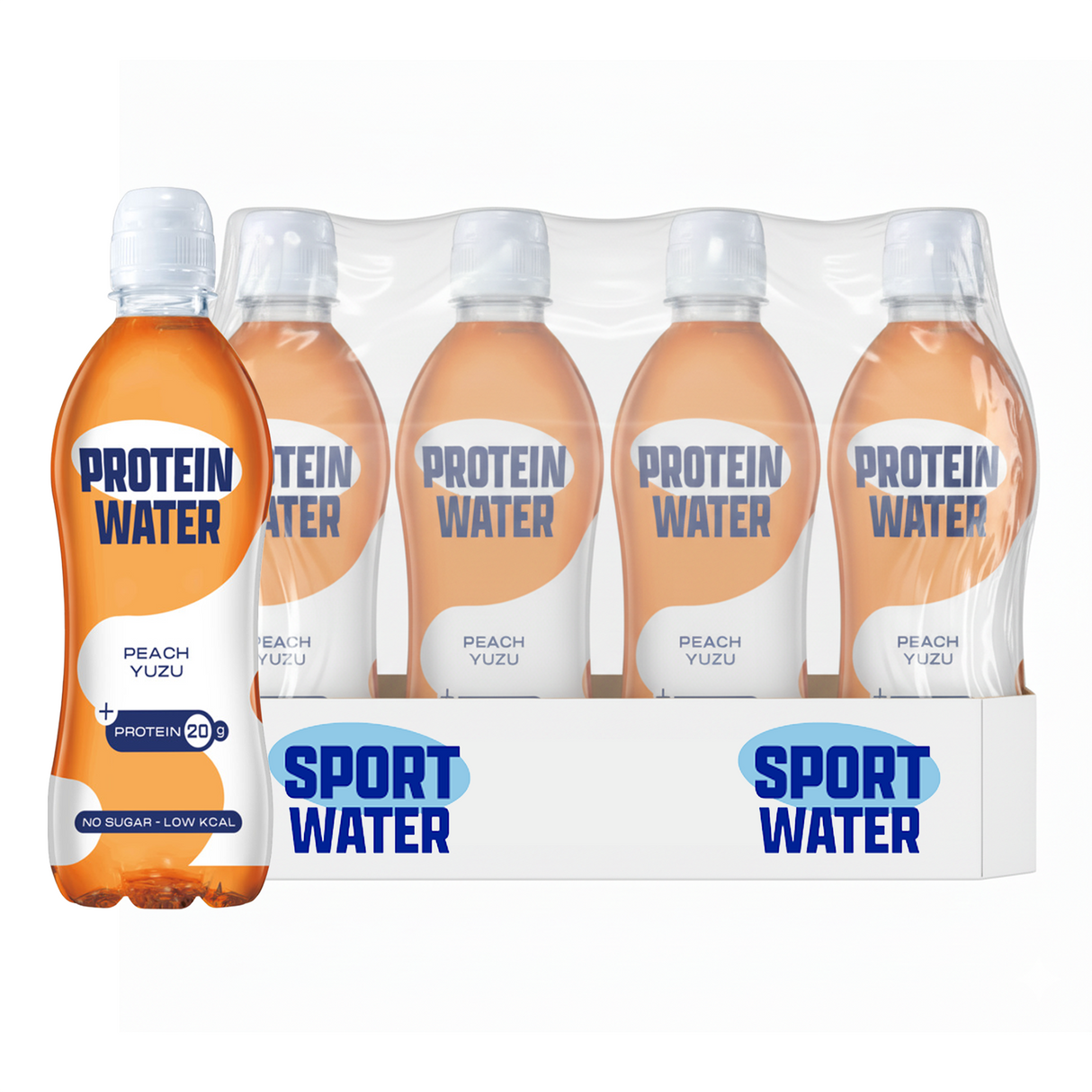 Proteinwasser Pfirsich Yuzu Pet 0,5 Liter