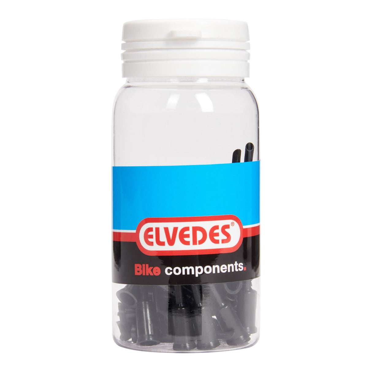 Elvedes Kabelkappenspitze 5 mm PVC schwarz (50 Stück)