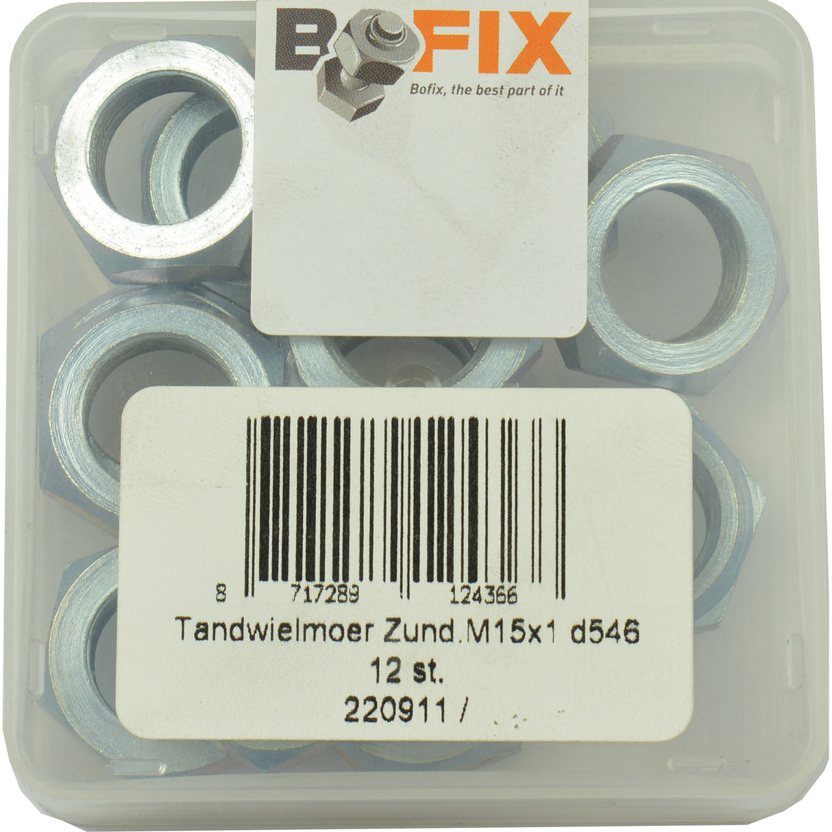Bofix Gear Nuts M15x1 Zundapp (12st)