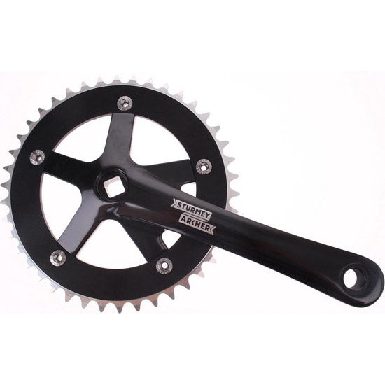 Sturmeyarcher Sturmey Archer Kurbelgarnitur schwarz 1 8 42t 170mm FCT22 (SA)