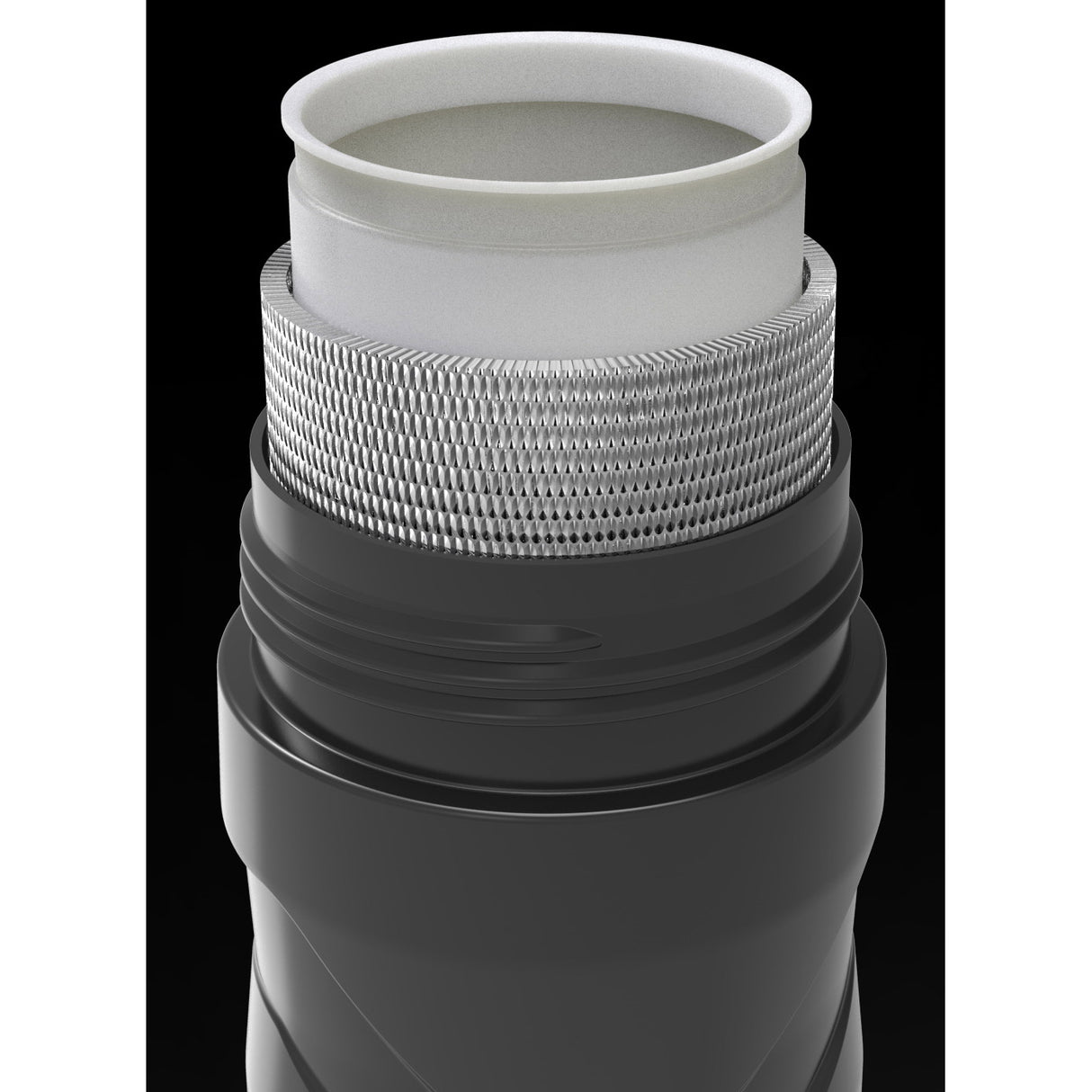 Polisport Bidon Thermal T500 Polypropylen 500 ml Schwarzgrau
