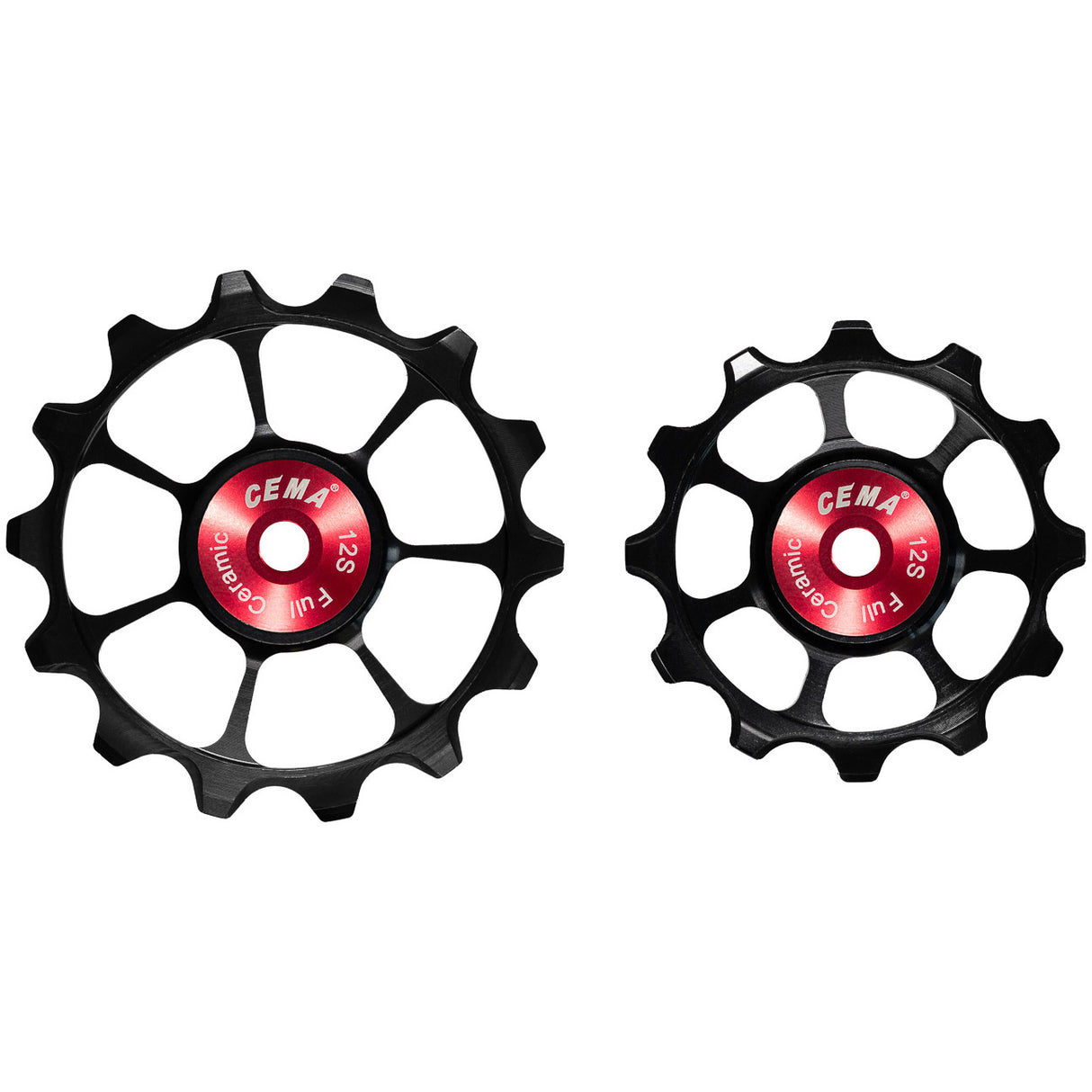 Cema Deraaleur Swies Voll Keramik Shimano 12V Schwarz