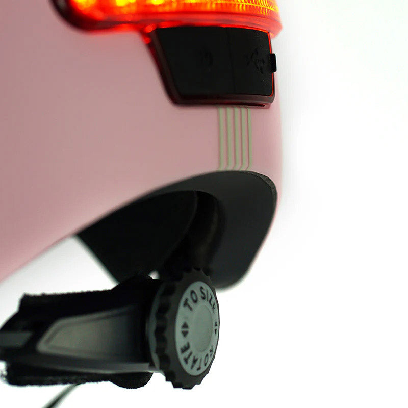 Melonenhelm mit Beleuchtung E-Serie Lotus XL-XXL