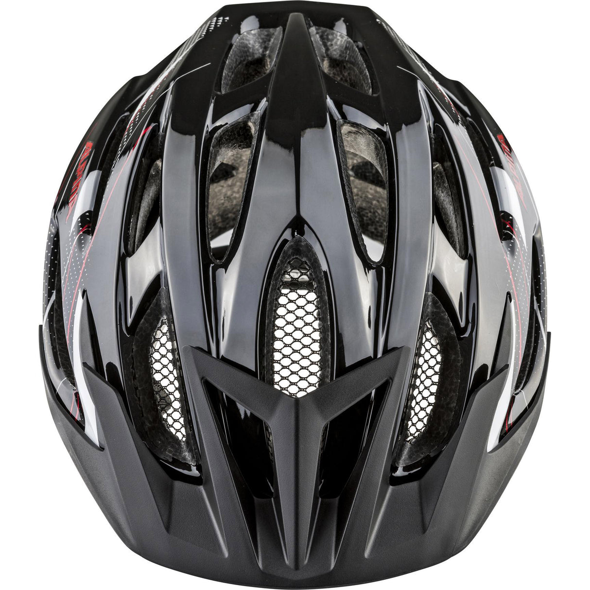 Alpina Sport-MTB-Helm MTB17 54-58 glänzend schwarz weiß rot