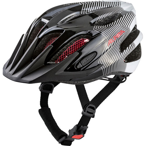 Alpina Sports Kinderhelm fb jr. 2,0 50-55 schwarz weiß rot