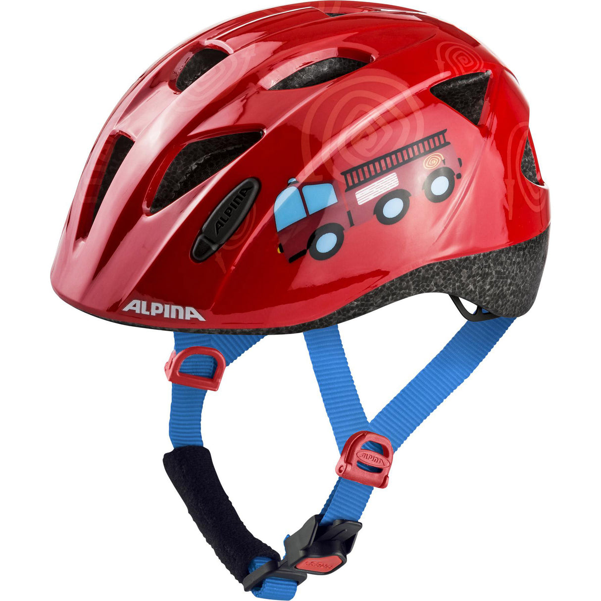 Alpina Sport Kinderhelm Ximo Firefighter 49-54 Glanz